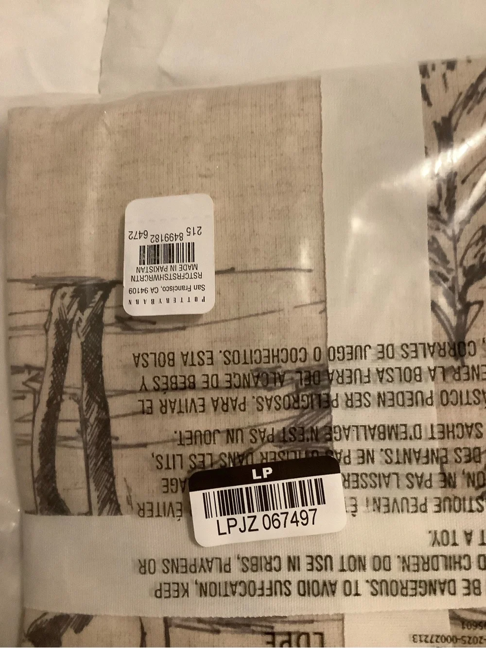 Pottery Barn new package